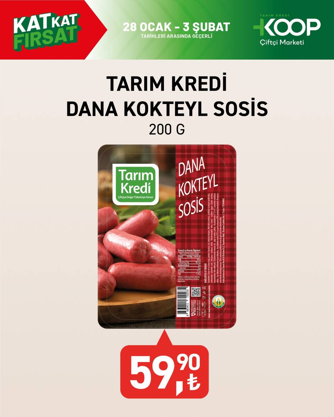 Tarım Kredi Market’in yeni fırsatları raflarda 19